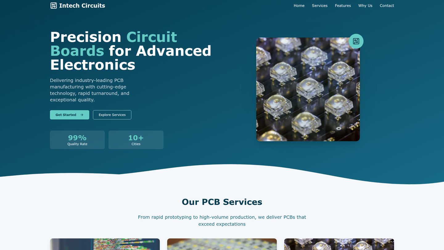 Intech Circuits — screenshot